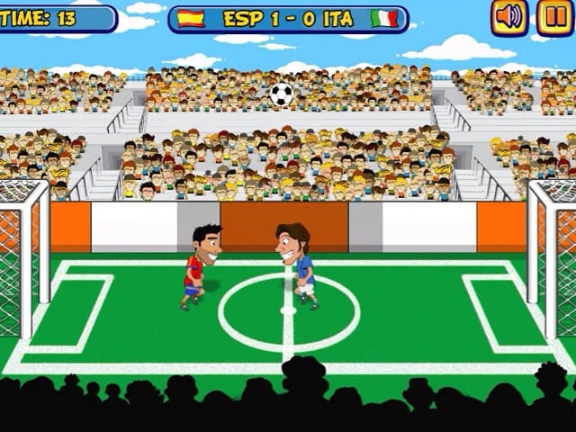 FUNNY SOCCER gra online Gry POMU